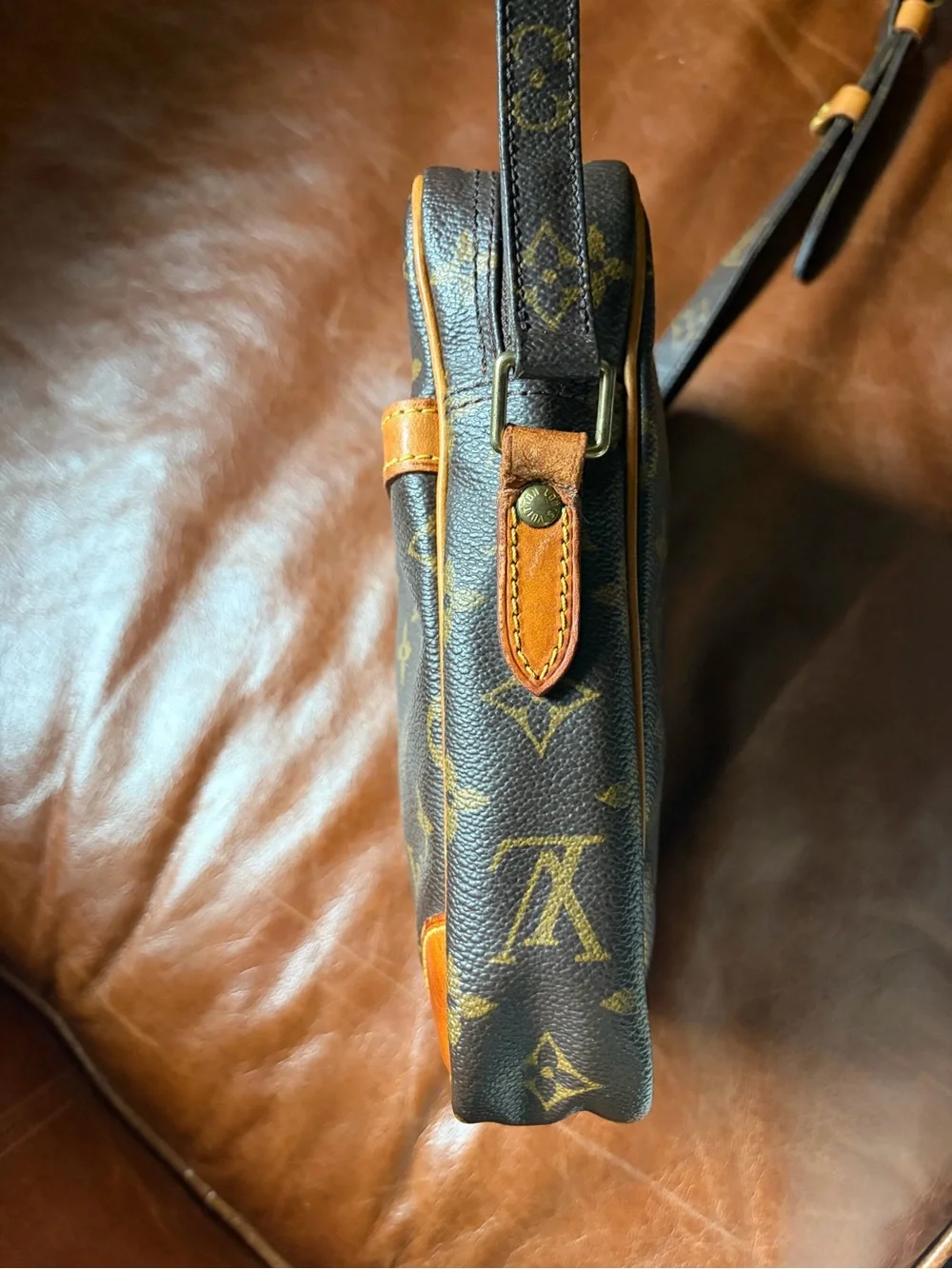 Louis Vuitton Vintage Danube Monogram Canvas Adjustable Strap Crossbody